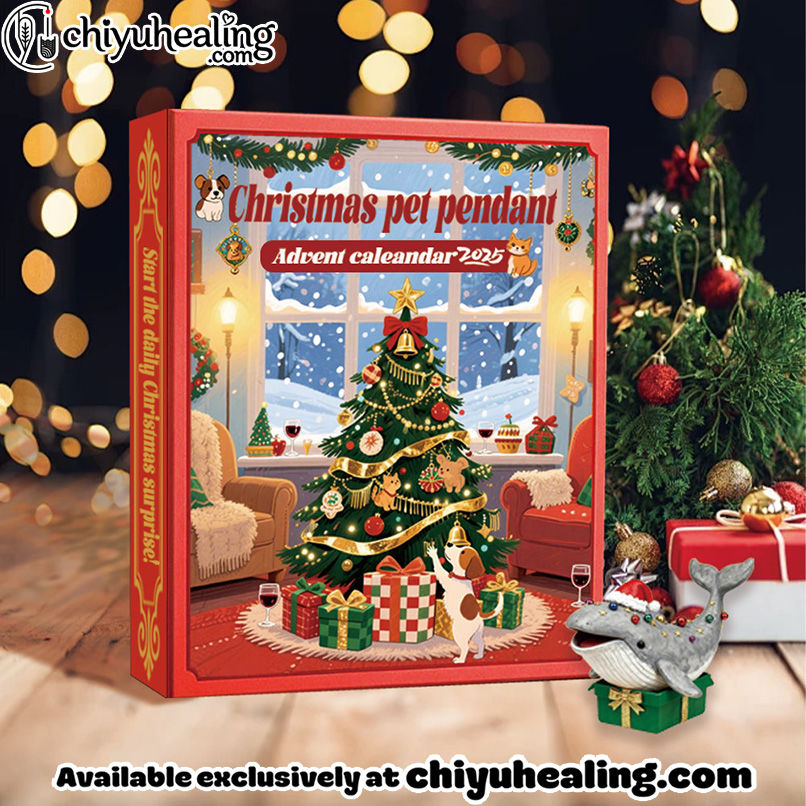 Christmas Pet Pendant Advent Caleandar 2025, Christmas Countdown Advent Calendar Gift Box with 24 Acrylic Ornaments 5 Christmas Pet Pendant Advent Caleandar 2025, Christmas Countdown Advent Calendar Gift Box with 24 Acrylic Ornaments
