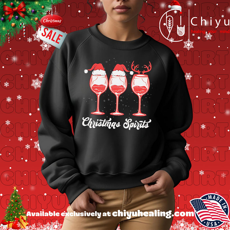 Christmas Spirits Glasses Of Wine Holiday shirt, Hoodie, Sweatshirt, Poster Canvas, Mug, Ornaments Christmas Spirits Glasses Of Wine Holiday shirt, Hoodie, Sweatshirt, Poster Canvas, Mug, Ornaments