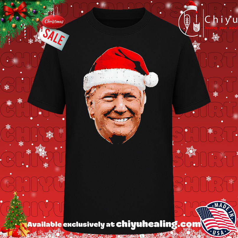 Christmas Trump Face Santa Funny Xmas Meme shirt, Hoodie, Sweatshirt, Poster Canvas, Mug, Ornaments