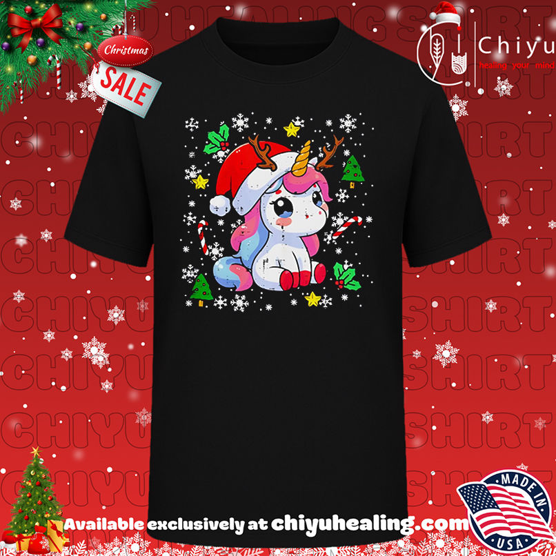 Christmas Unicorn Cute Magical Xmas shirt, Hoodie, Sweatshirt, Poster Canvas, Mug, Ornaments