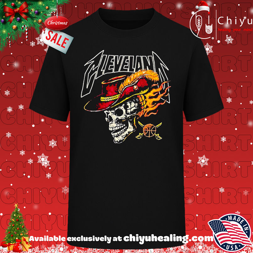 Cleveland Cavaliers Basketball Skull Flames shirt, Hoodie, Sweatshirt, Poster Canvas, Mug, Ornaments