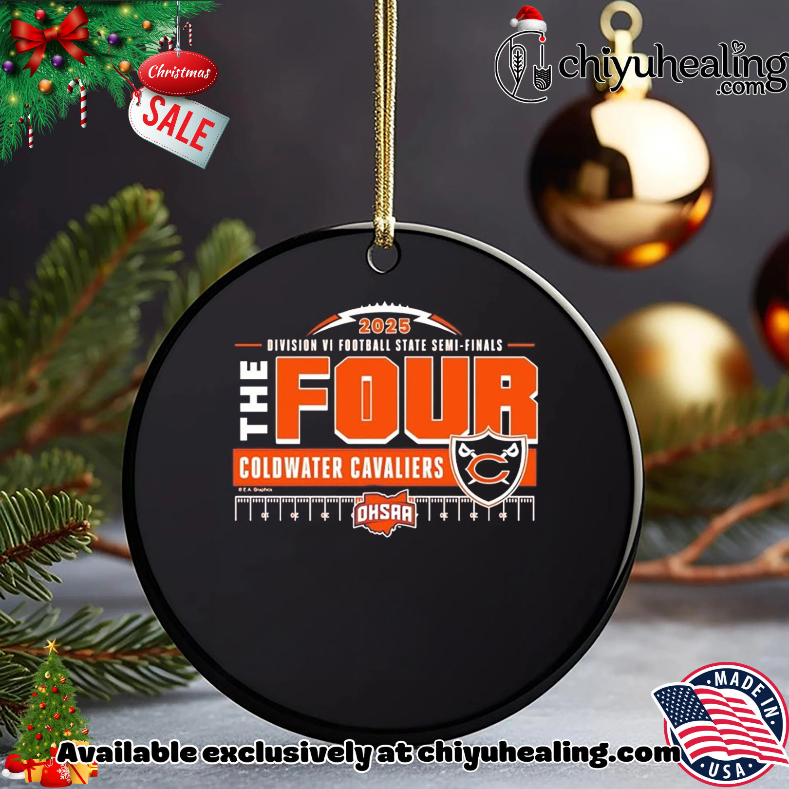 Coldwater Cavaliers 2025 MHSAA Football D6 The Four shirt, Hoodie, Sweatshirt, Poster Canvas, Mug, Ornaments Coldwater Cavaliers 2025 MHSAA Football D6 The Four shirt, Hoodie, Sweatshirt, Poster Canvas, Mug, Ornaments