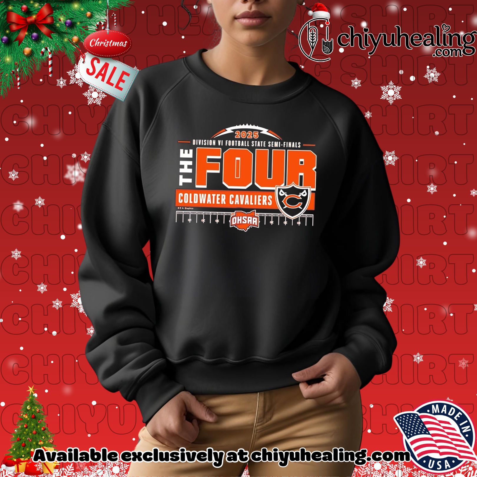 Coldwater Cavaliers 2025 MHSAA Football D6 The Four shirt, Hoodie, Sweatshirt, Poster Canvas, Mug, Ornaments 2 Coldwater Cavaliers 2025 MHSAA Football D6 The Four shirt, Hoodie, Sweatshirt, Poster Canvas, Mug, Ornaments