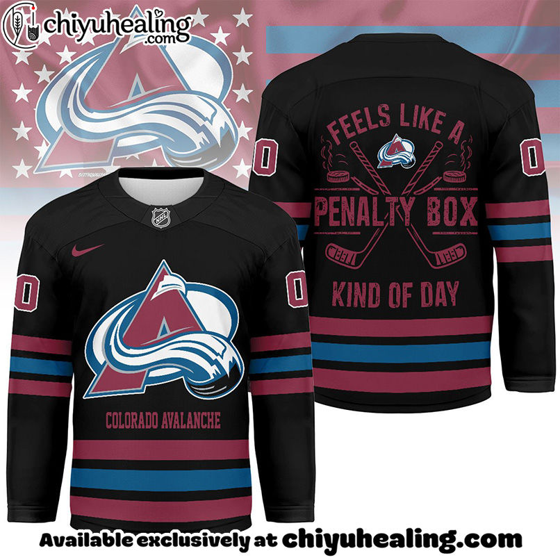 Colorado Avalanche - Premium NHL Feels Like a Penalty Day Long Jersey