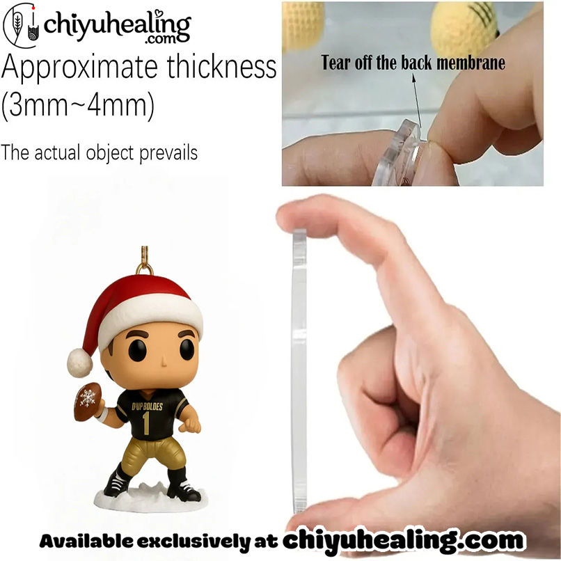 Colorado Buffaloes football Advent Calendar 2025, Christmas Countdown Advent Calendar Gift Box with 24 Acrylic Ornaments