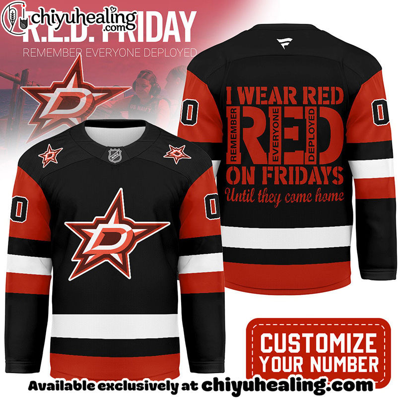Dallas Stars - Premium NHL Red Friday Hockey Jersey