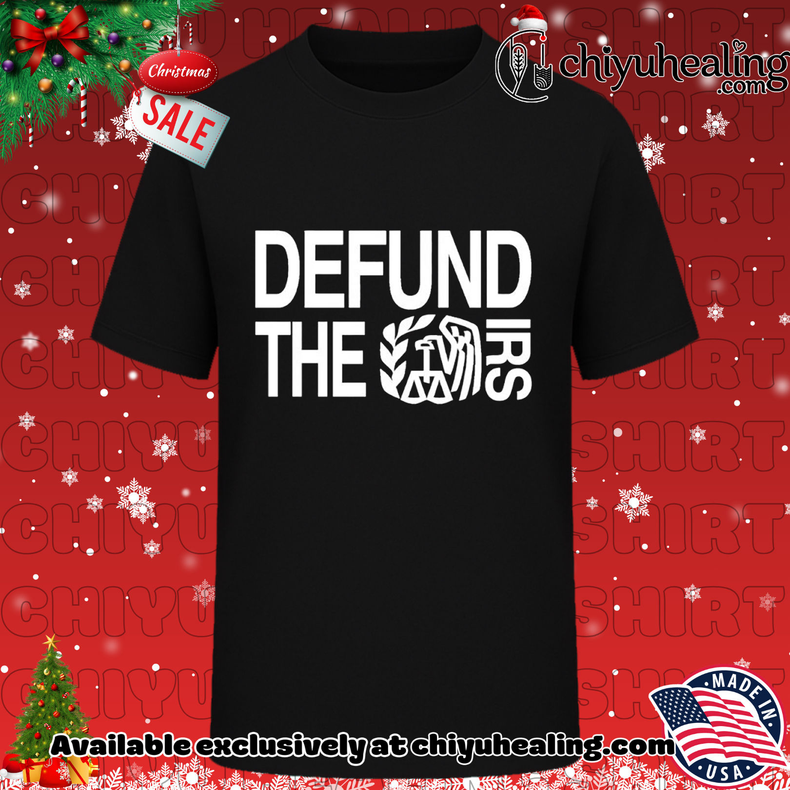 Defund The IRS logo '25 Christmas ornament, Hoodie, Sweatshirt, Poster Canvas, Mug, Ornaments 6 Defund The IRS logo '25 Christmas ornament, Hoodie, Sweatshirt, Poster Canvas, Mug, Ornaments