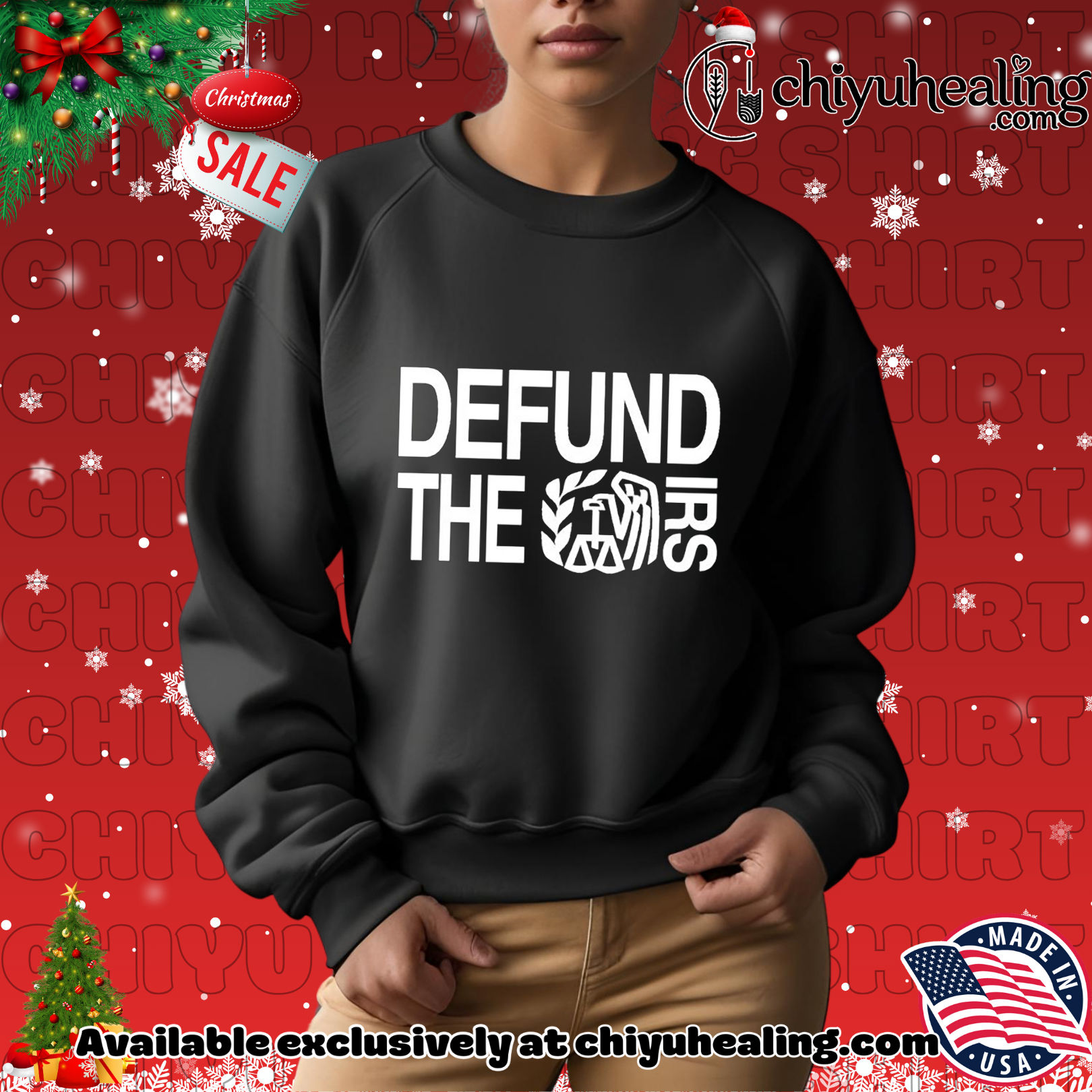 Defund The IRS logo '25 Christmas ornament, Hoodie, Sweatshirt, Poster Canvas, Mug, Ornaments 2 Defund The IRS logo '25 Christmas ornament, Hoodie, Sweatshirt, Poster Canvas, Mug, Ornaments