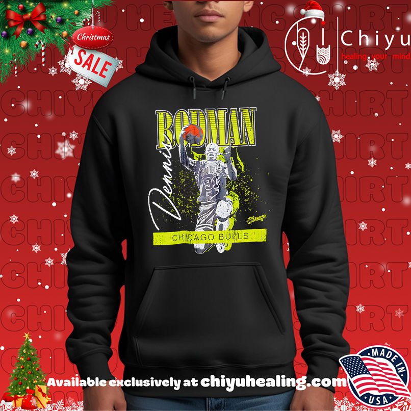 Dennis Rodman Chicago Bulls Mitchell And Ness Neon Pop Shirt, Hoodie, Sweatshirt, Poster Canvas, Mug, Ornaments 2 Dennis Rodman Chicago Bulls Mitchell And Ness Neon Pop Shirt, Hoodie, Sweatshirt, Poster Canvas, Mug, Ornaments