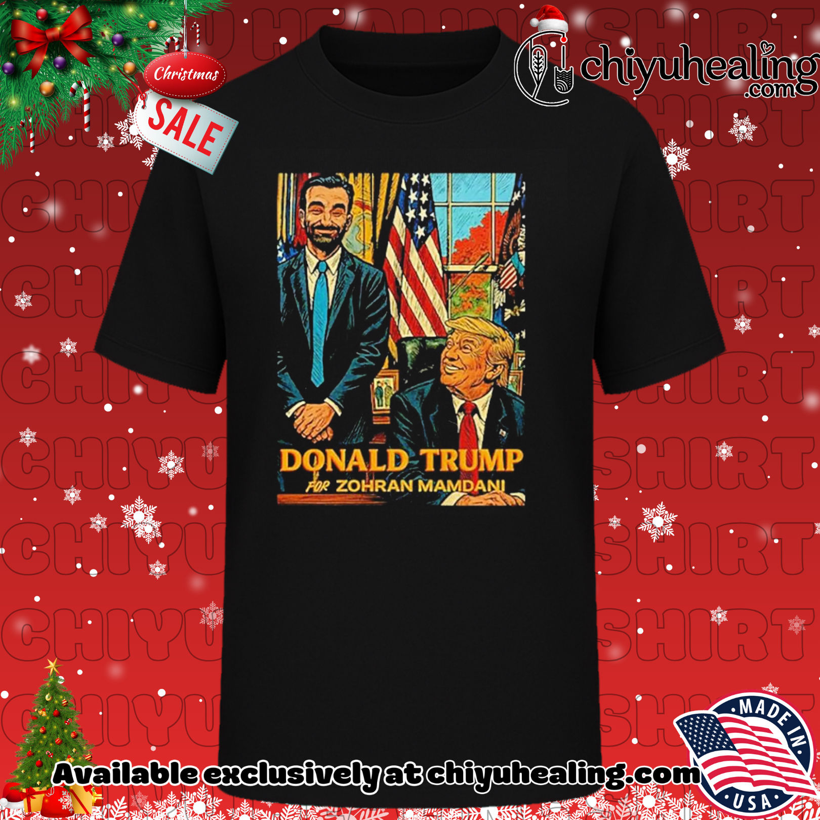 Donald Trump for Zohran Mamdani shirt, Hoodie, Sweatshirt, Poster Canvas, Mug, Ornaments