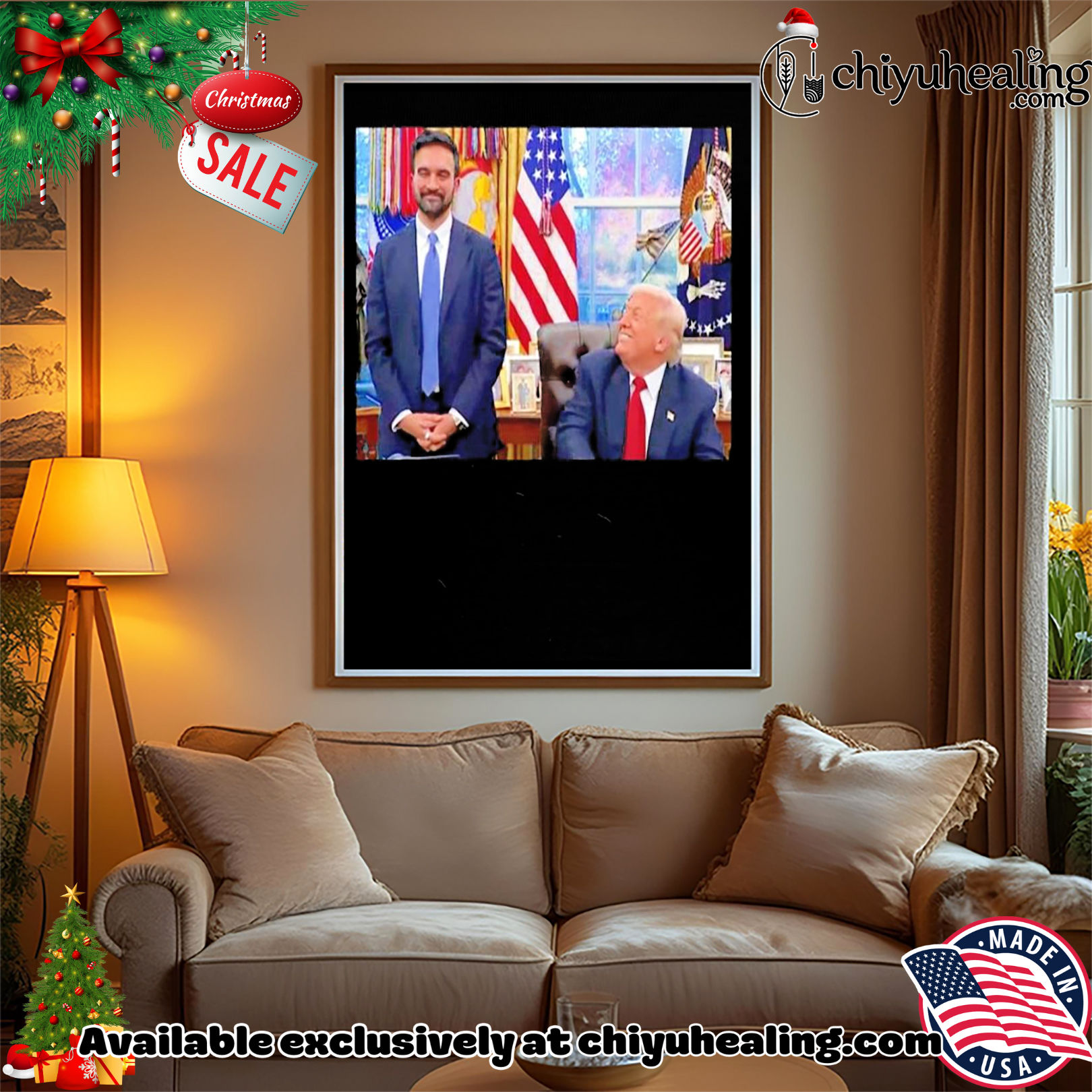 Donald Trump looks at Zohran Mamdani love shirt, Hoodie, Sweatshirt, Poster Canvas, Mug, Ornaments Donald Trump looks at Zohran Mamdani love shirt, Hoodie, Sweatshirt, Poster Canvas, Mug, Ornaments