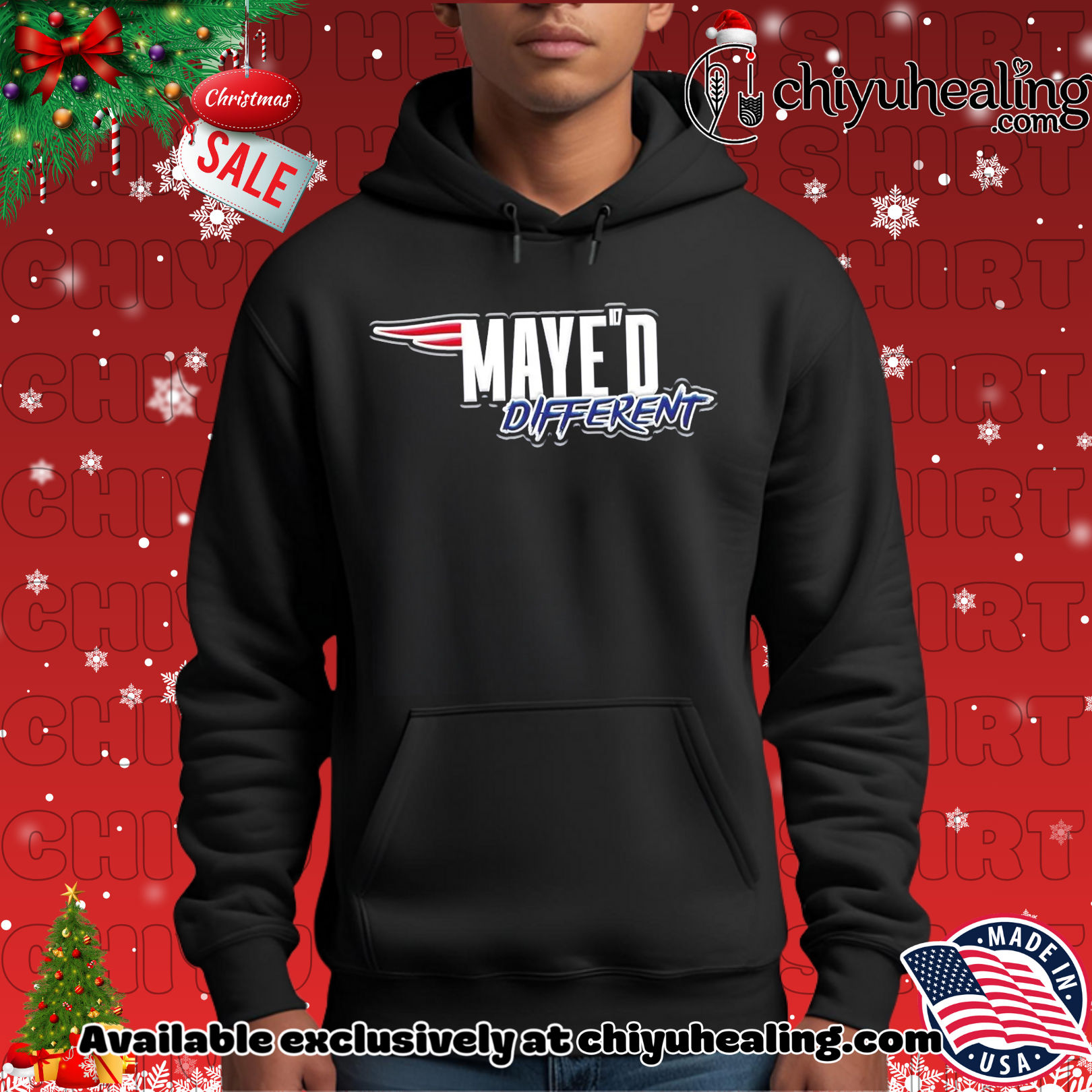 Drake Maye New England Patriots Maye'd Different shirt, Hoodie, Sweatshirt, Poster Canvas, Mug, Ornaments