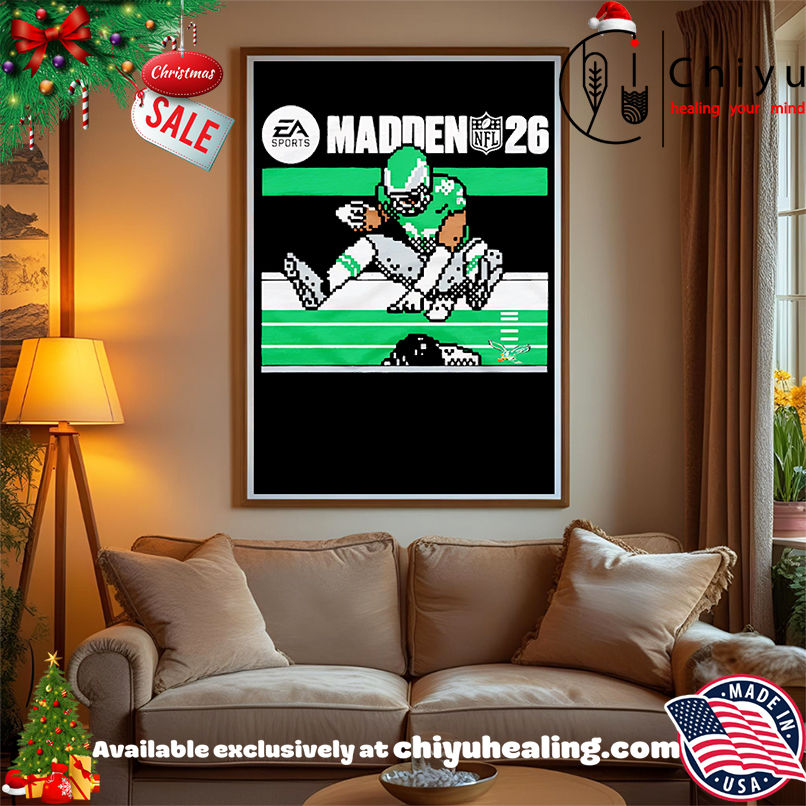 EA Sports Madden '26 Saquon Barkley Retro Cover Shirt, Hoodie, Sweatshirt, Poster Canvas, Mug, Ornaments 15 EA Sports Madden 26 Saquon Barkley Retro Cover Shirt Hoodie Sweatshirt Tank Top