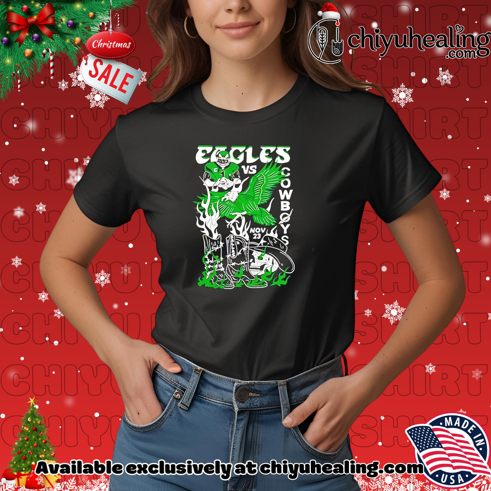 Eagles vs Cowboys Showdown In Dallas Nov 23 paint shirt, Hoodie, Sweatshirt, Poster Canvas, Mug, Ornaments 7 Eagles vs Cowboys Showdown In Dallas Nov 23 paint shirt, Hoodie, Sweatshirt, Poster Canvas, Mug, Ornaments
