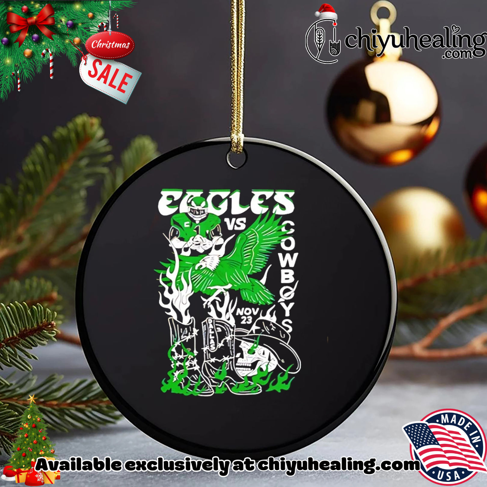 Eagles vs Cowboys Showdown In Dallas Nov 23 paint shirt, Hoodie, Sweatshirt, Poster Canvas, Mug, Ornaments 5 Eagles vs Cowboys Showdown In Dallas Nov 23 paint shirt, Hoodie, Sweatshirt, Poster Canvas, Mug, Ornaments