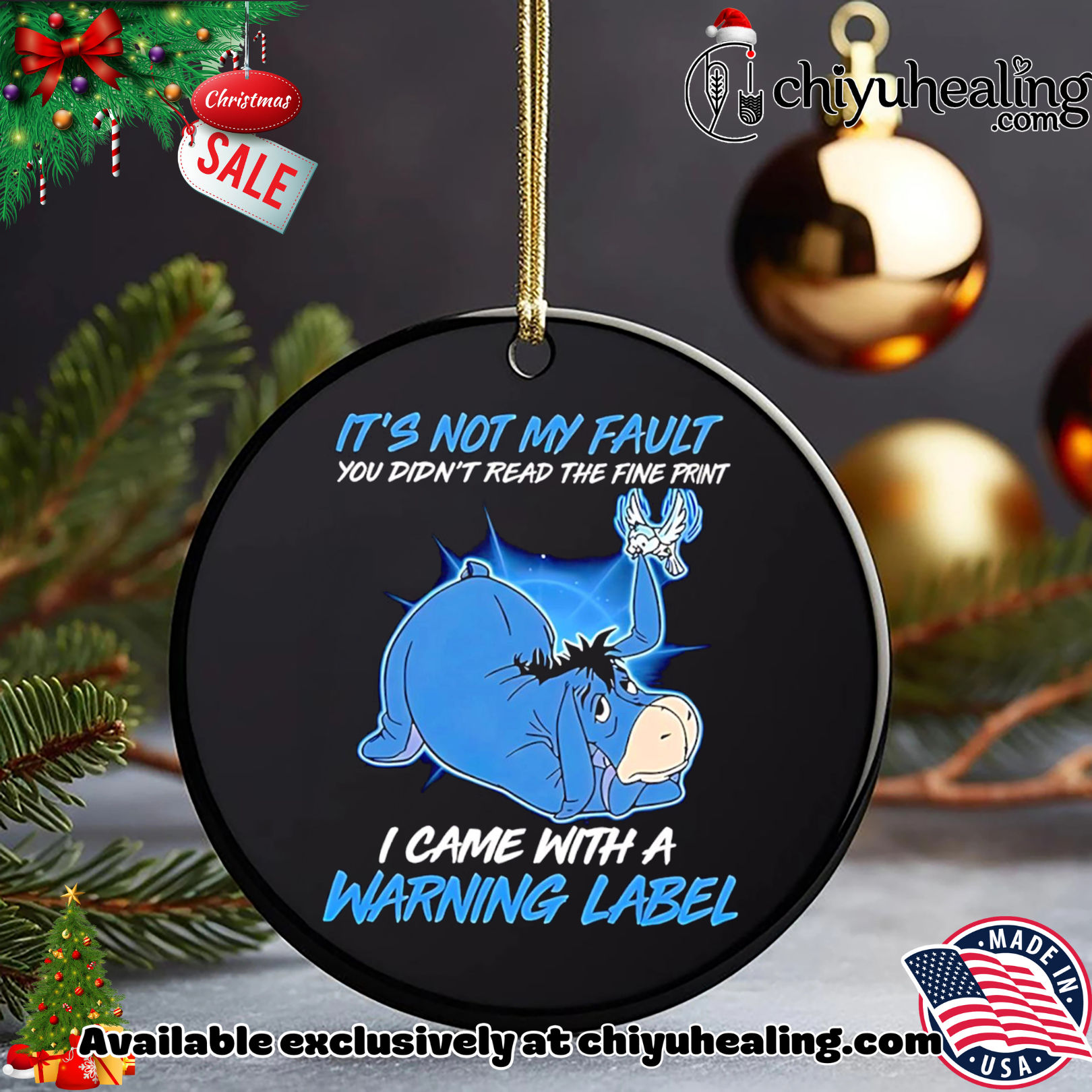 Eeyore It's Not My Fault You Didn't Read The Fine Print I Came With A Warning Label shirt, Hoodie, Sweatshirt, Poster Canvas, Mug, Ornaments 5 Eeyore It's Not My Fault You Didn't Read The Fine Print I Came With A Warning Label shirt, Hoodie, Sweatshirt, Poster Canvas, Mug, Ornaments
