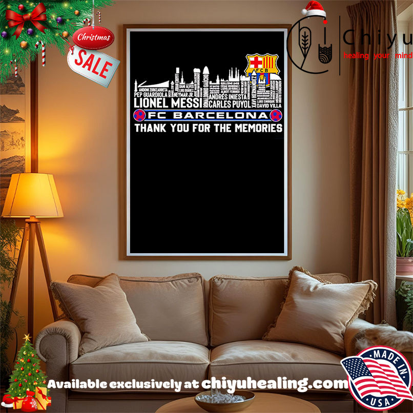FC Barcelona thank you for the memories name shirt, Hoodie, Sweatshirt, Poster Canvas, Mug, Ornaments FC Barcelona thank you for the memories name shirt, Hoodie, Sweatshirt, Poster Canvas, Mug, Ornaments
