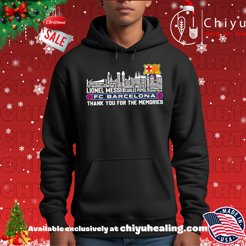 FC Barcelona thank you for the memories name shirt, Hoodie, Sweatshirt, Poster Canvas, Mug, Ornaments 2 FC Barcelona thank you for the memories name shirt, Hoodie, Sweatshirt, Poster Canvas, Mug, Ornaments