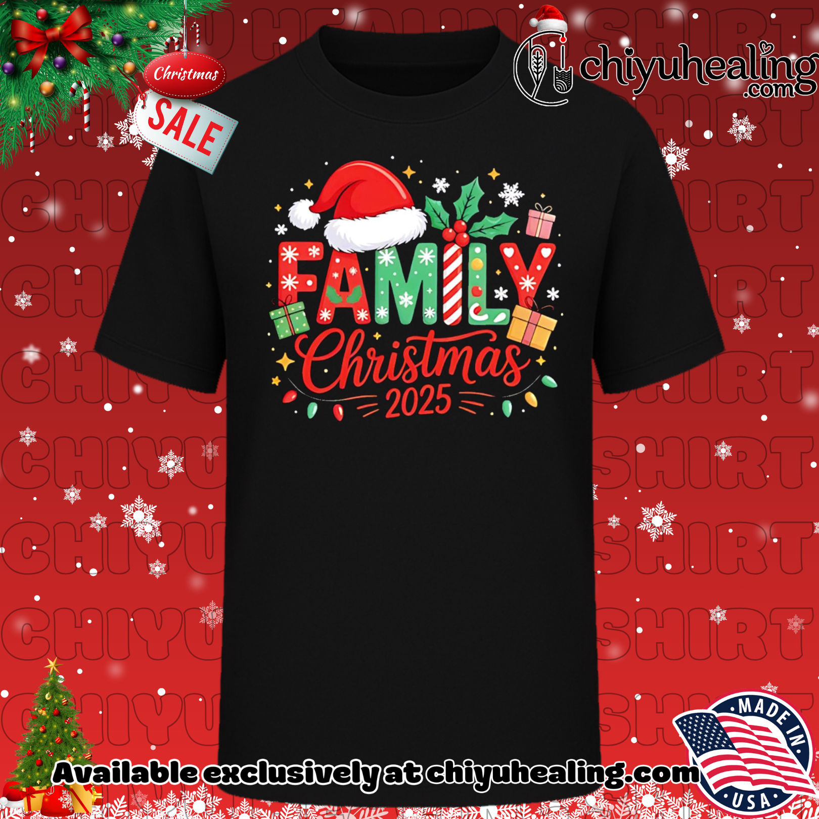 Family Christmas present 2025 shirt, Hoodie, Sweatshirt, Poster Canvas, Mug, Ornaments