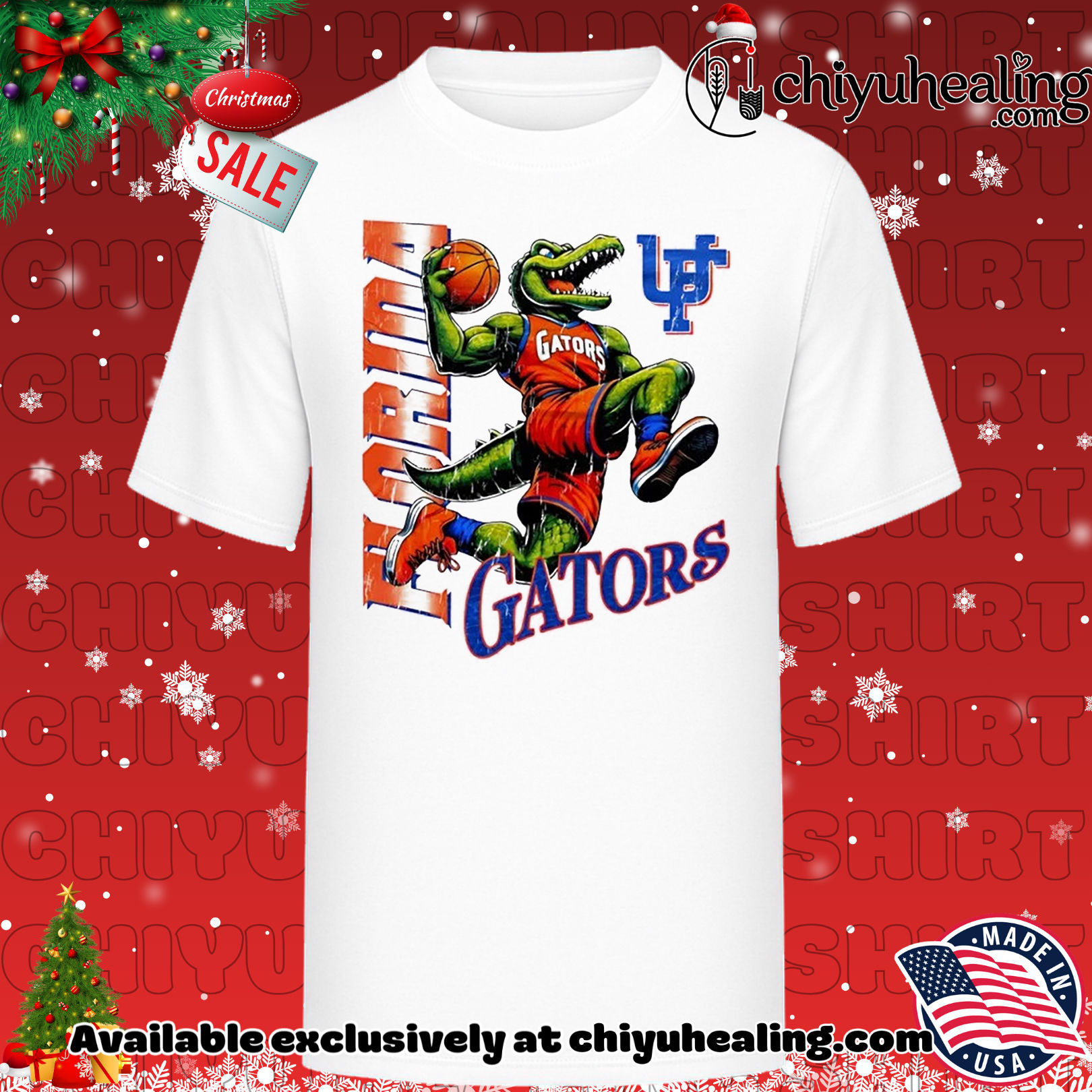 Florida Gators basketball running 2025 mascot Christmas ornament, Hoodie, Sweatshirt, Poster Canvas, Mug, Ornaments
