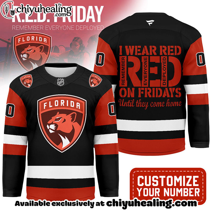 Florida Panthers - Premium NHL Red Friday Hockey Jersey