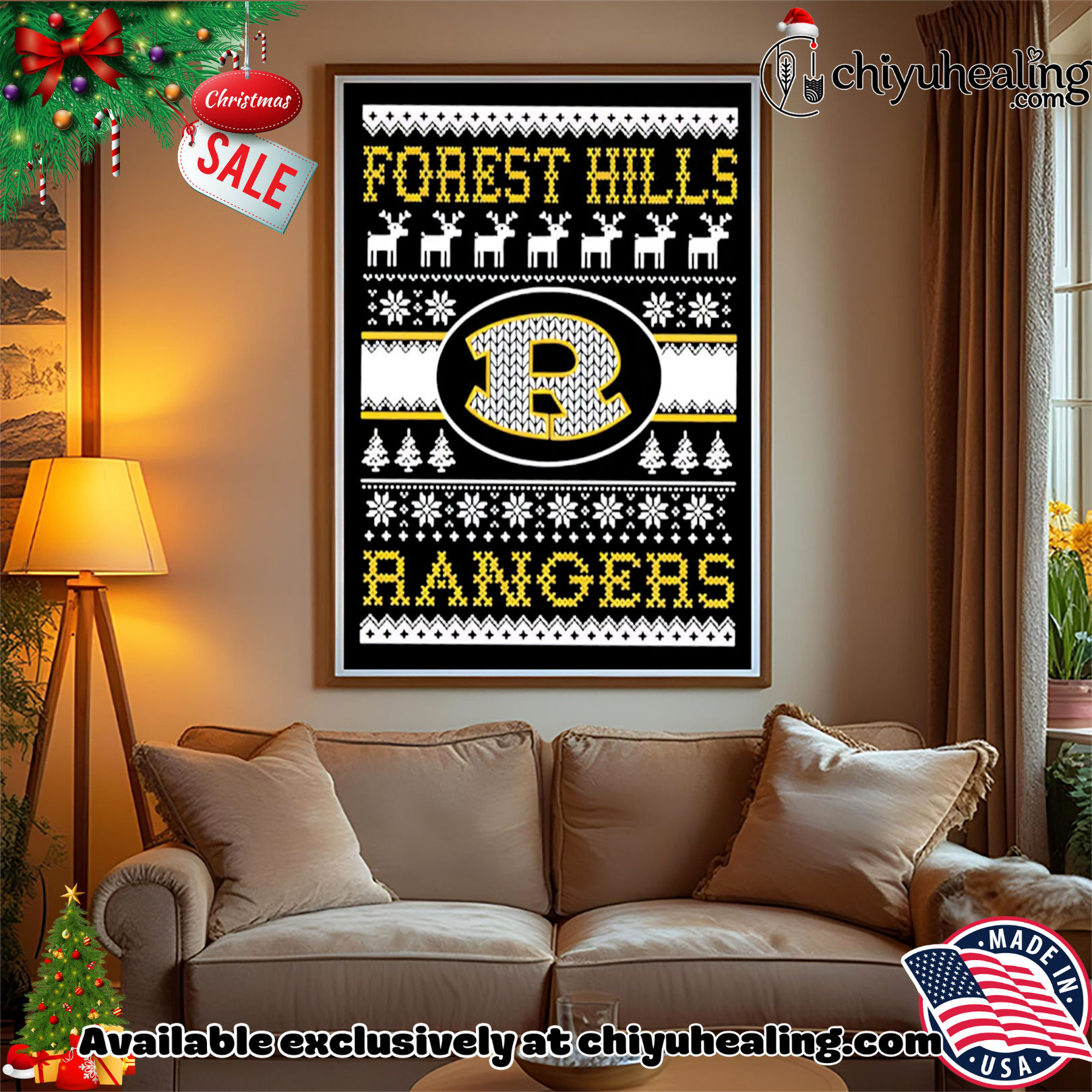 Forest Hills Spirit Club Rangers Ugly Christmas shirt, Hoodie, Sweatshirt, Poster Canvas, Mug, Ornaments Forest Hills Spirit Club Rangers Ugly Christmas shirt, Hoodie, Sweatshirt, Poster Canvas, Mug, Ornaments