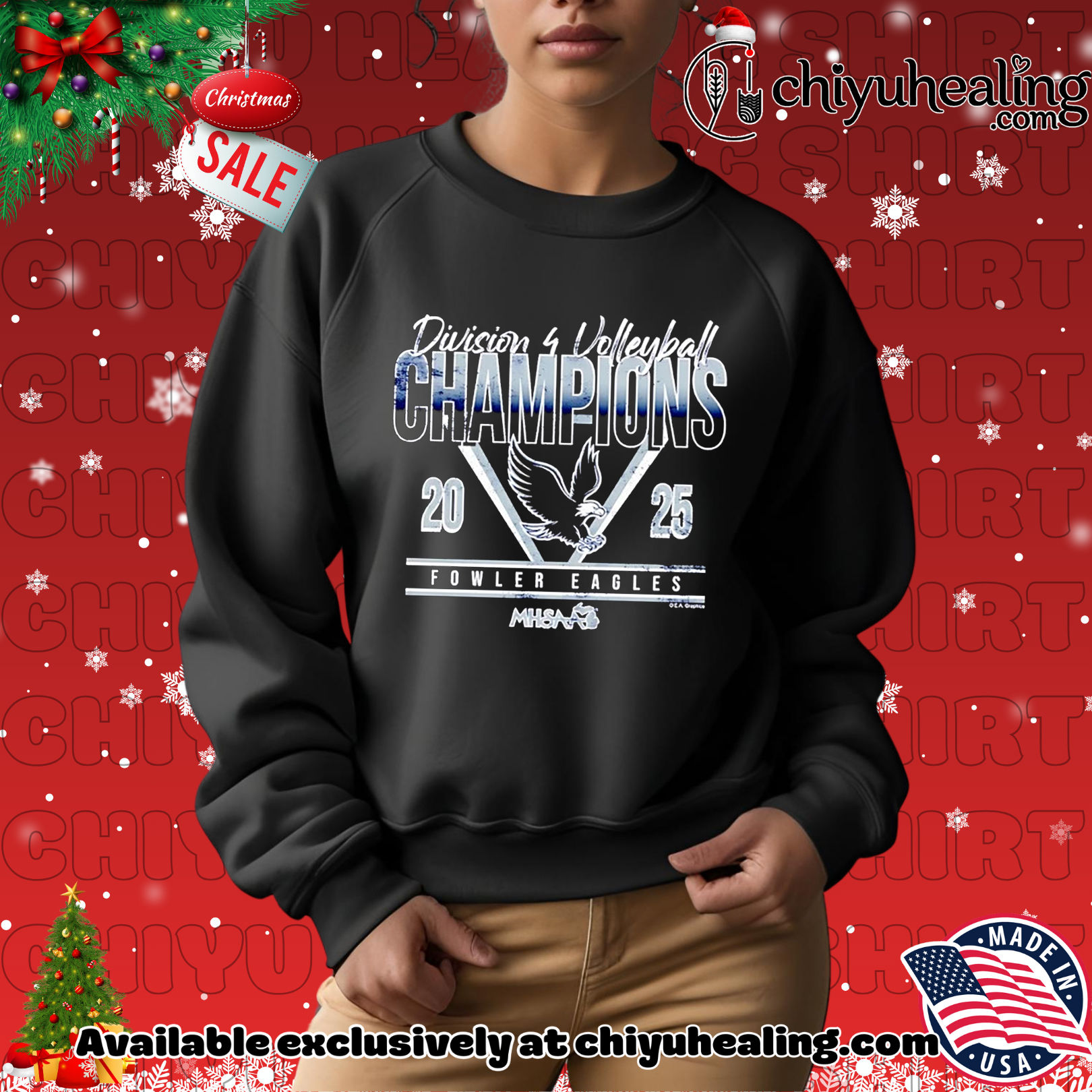 Fowler Eagles 2025 MHSAA Volleyball D4 Champions Christmas ornament, Hoodie, Sweatshirt, Poster Canvas, Mug, Ornaments 2 Fowler Eagles 2025 MHSAA Volleyball D4 Champions Christmas ornament, Hoodie, Sweatshirt, Poster Canvas, Mug, Ornaments