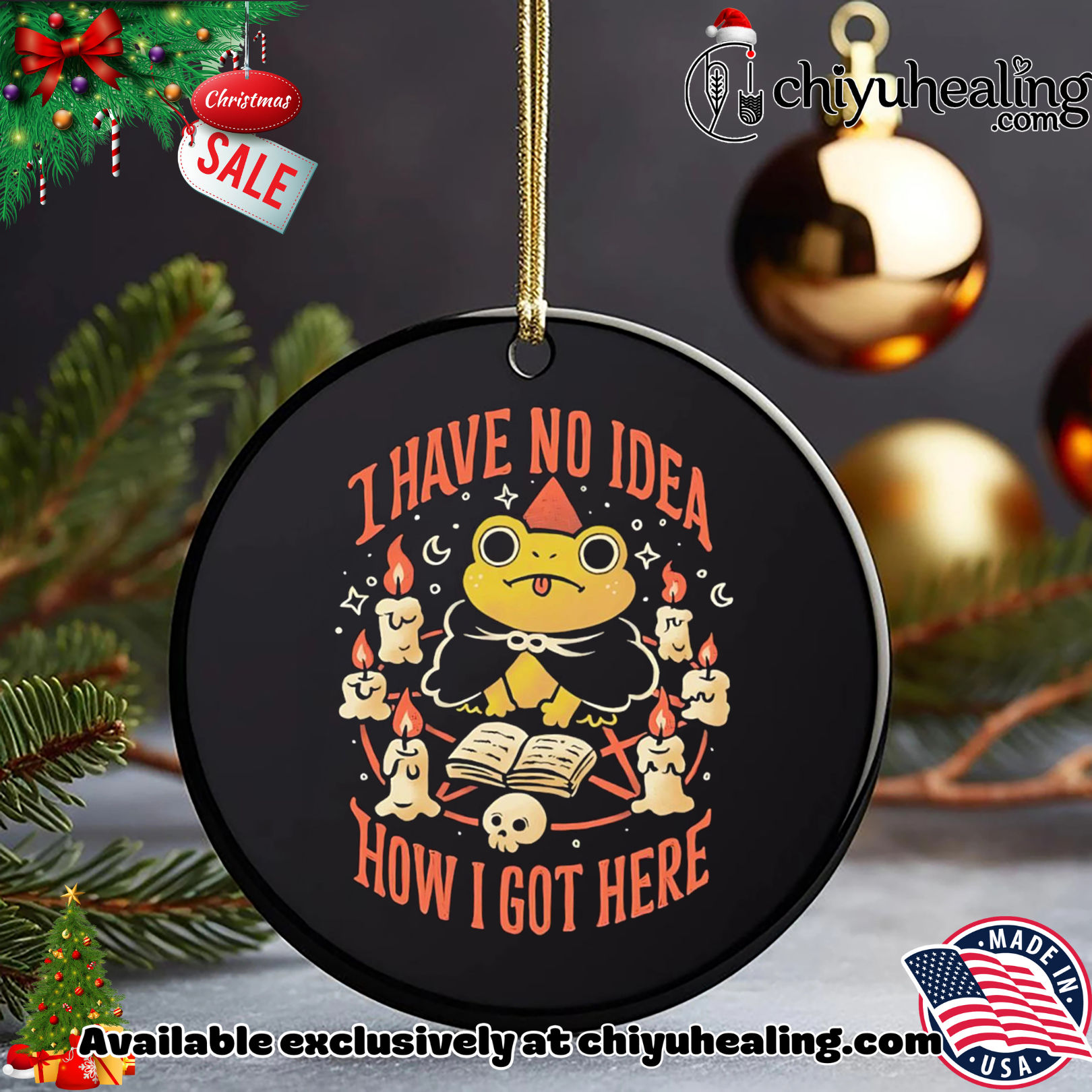 Frog I Have No Idea No Idea How I Got Here shirt, Hoodie, Sweatshirt, Poster Canvas, Mug, Ornaments 5 Frog I Have No Idea No Idea How I Got Here shirt, Hoodie, Sweatshirt, Poster Canvas, Mug, Ornaments