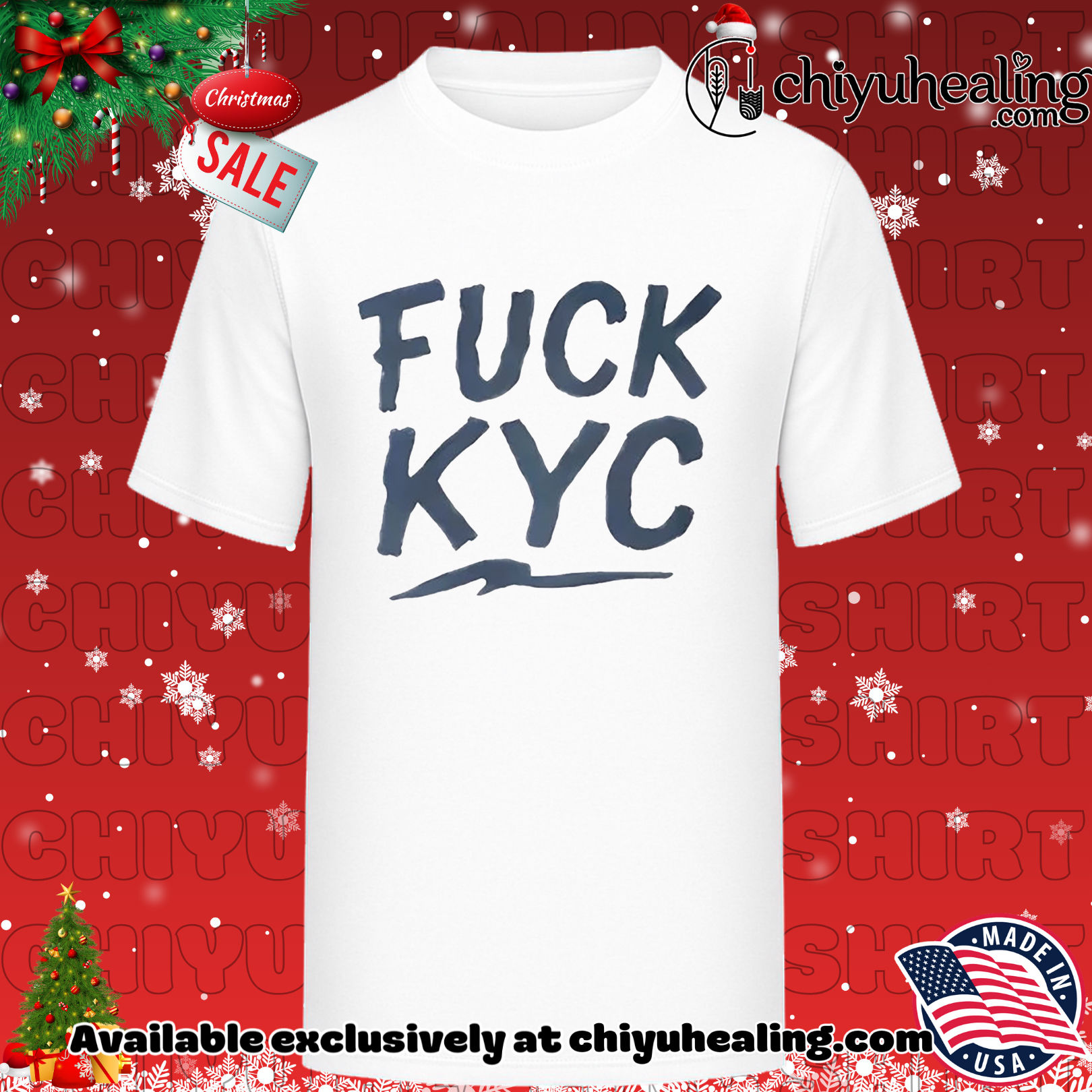 Fuck KYC Christmas ornament, Hoodie, Sweatshirt, Poster Canvas, Mug, Ornaments