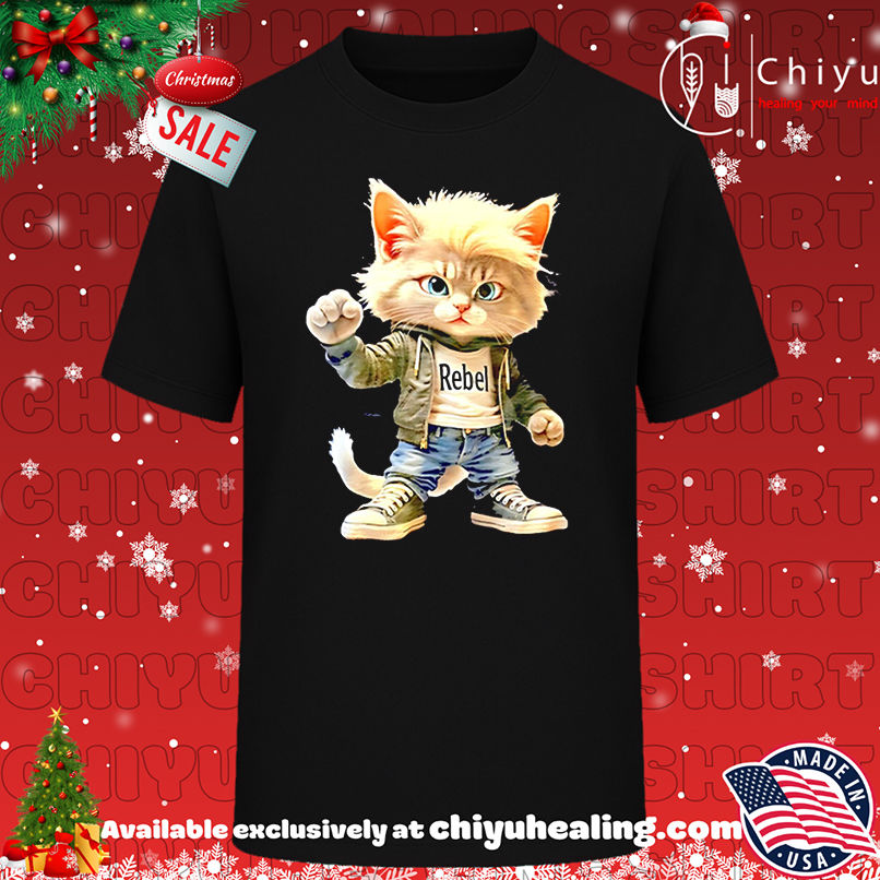 Funny Cat Rebel Style shirt, Hoodie, Sweatshirt, Poster Canvas, Mug, Ornaments