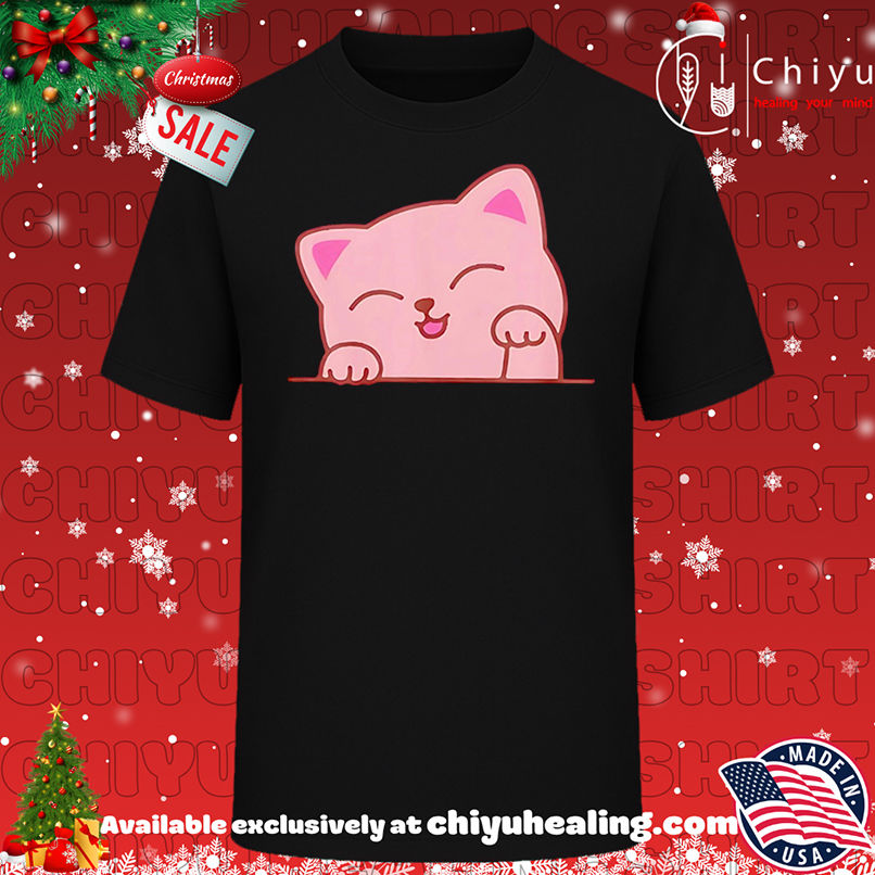 Funny Cute Cat pink shirt, Hoodie, Sweatshirt, Poster Canvas, Mug, Ornaments