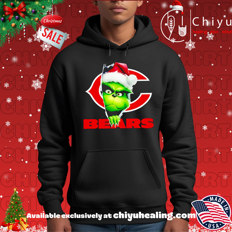Funny Grinch Peeking Through Chicago Bears Christmas Holiday shirt, Hoodie, Sweatshirt, Poster Canvas, Mug, Ornaments 2 Funny Grinch Peeking Through Chicago Bears Christmas Holiday shirt, Hoodie, Sweatshirt, Poster Canvas, Mug, Ornaments