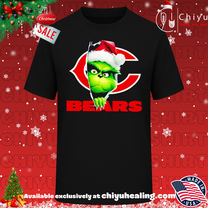 Funny Grinch Peeking Through Chicago Bears Christmas Holiday shirt, Hoodie, Sweatshirt, Poster Canvas, Mug, Ornaments 1 Funny Grinch Peeking Through Chicago Bears Christmas Holiday shirt, Hoodie, Sweatshirt, Poster Canvas, Mug, Ornaments