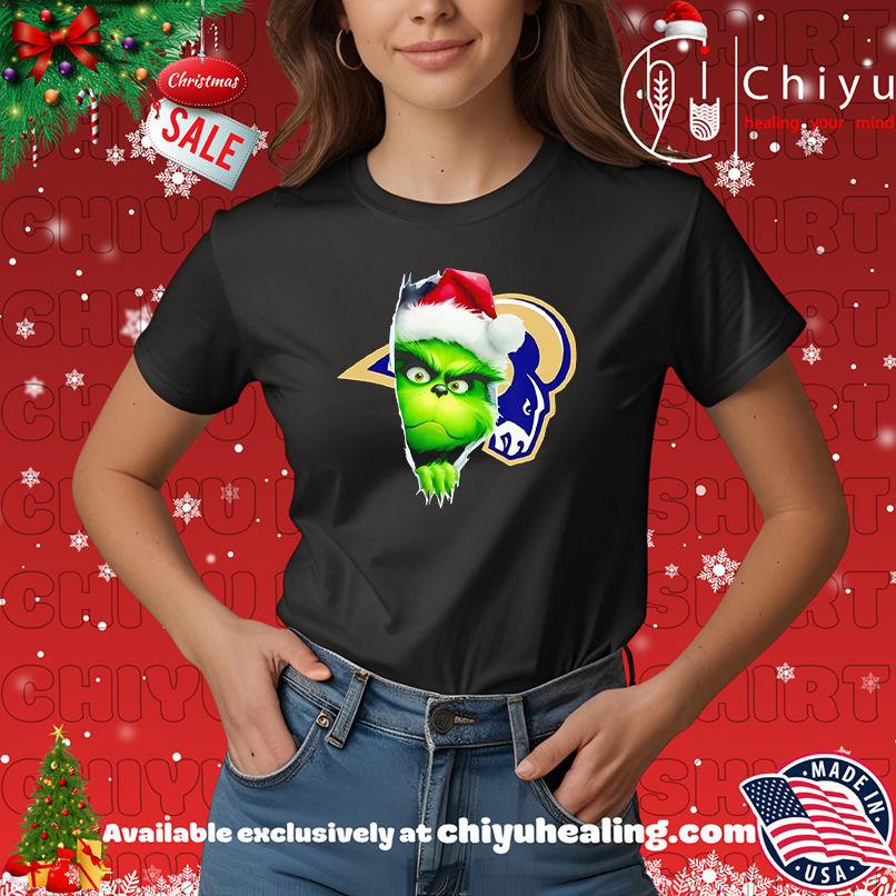 Funny Grinch Peeking Through LA Rams Christmas Holiday shirt, Hoodie, Sweatshirt, Poster Canvas, Mug, Ornaments 7 Funny Grinch Peeking Through LA Rams Christmas Holiday shirt, Hoodie, Sweatshirt, Poster Canvas, Mug, Ornaments