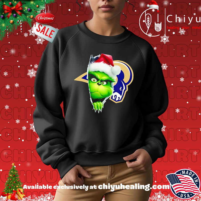 Funny Grinch Peeking Through LA Rams Christmas Holiday shirt, Hoodie, Sweatshirt, Poster Canvas, Mug, Ornaments Funny Grinch Peeking Through LA Rams Christmas Holiday shirt, Hoodie, Sweatshirt, Poster Canvas, Mug, Ornaments