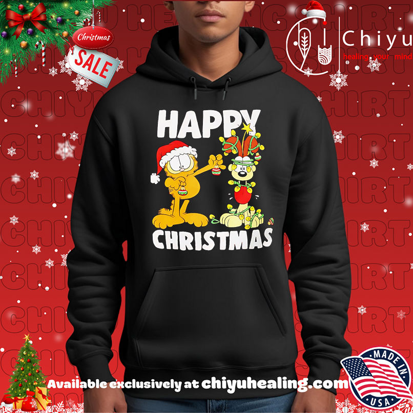 Funny The Fat Cat Odie Happy Christmas shirt, Hoodie, Sweatshirt, Poster Canvas, Mug, Ornaments 2 Funny The Fat Cat Odie Happy Christmas shirt, Hoodie, Sweatshirt, Poster Canvas, Mug, Ornaments