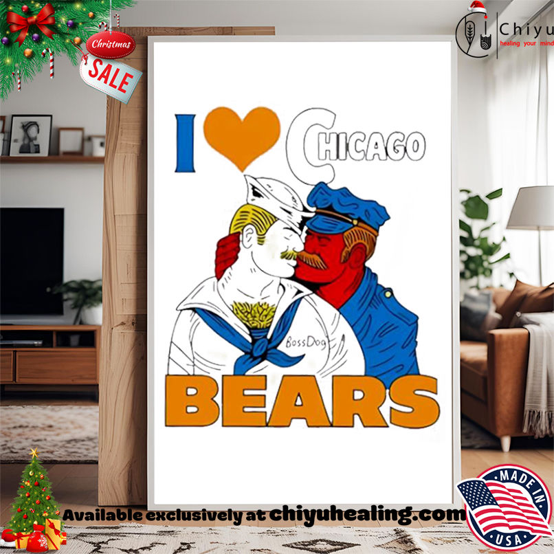 Gay love I love chicago bears shirt, Hoodie, Sweatshirt, Poster Canvas, Mug, Ornaments Gay love I love chicago bears shirt, Hoodie, Sweatshirt, Poster Canvas, Mug, Ornaments
