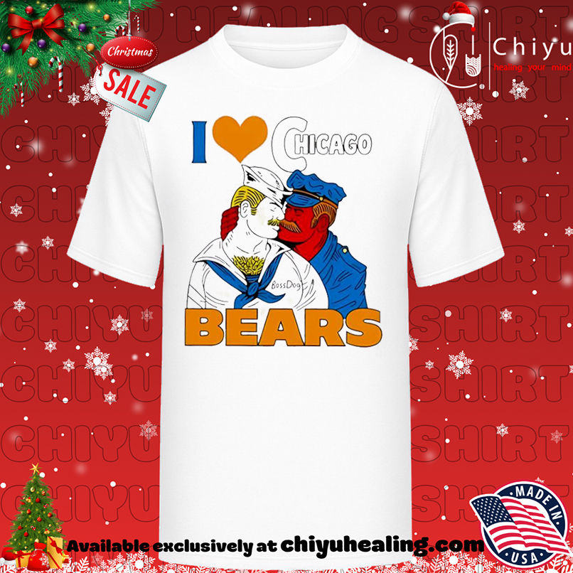 Gay love I love chicago bears shirt, Hoodie, Sweatshirt, Poster Canvas, Mug, Ornaments