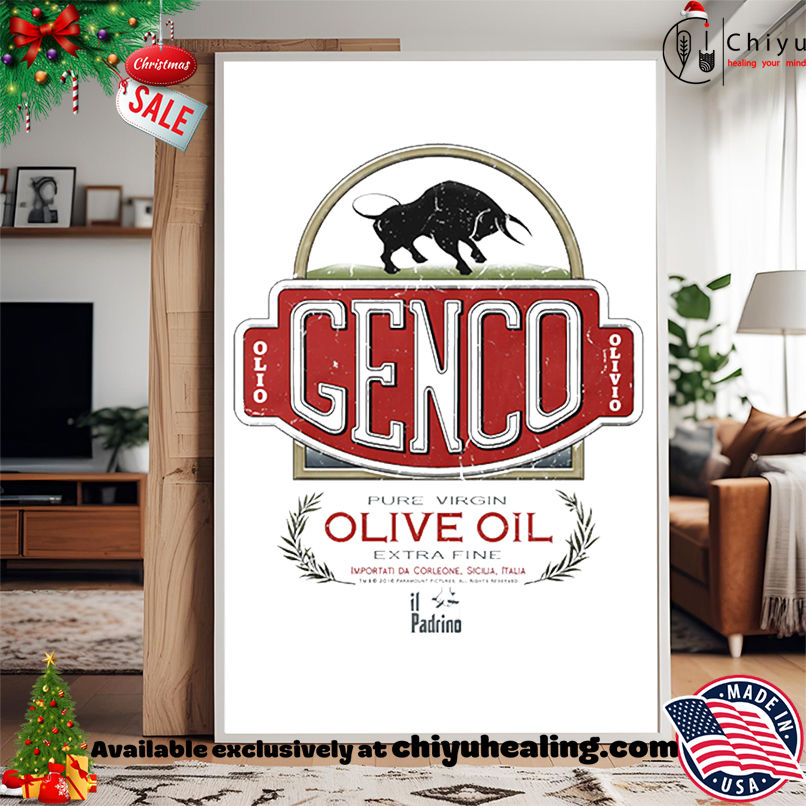 Genco Pure Virgin Olive Oil Shirt, Hoodie, Sweatshirt, Poster Canvas, Mug, Ornaments Genco Pure Virgin Olive Oil Shirt, Hoodie, Sweatshirt, Poster Canvas, Mug, Ornaments