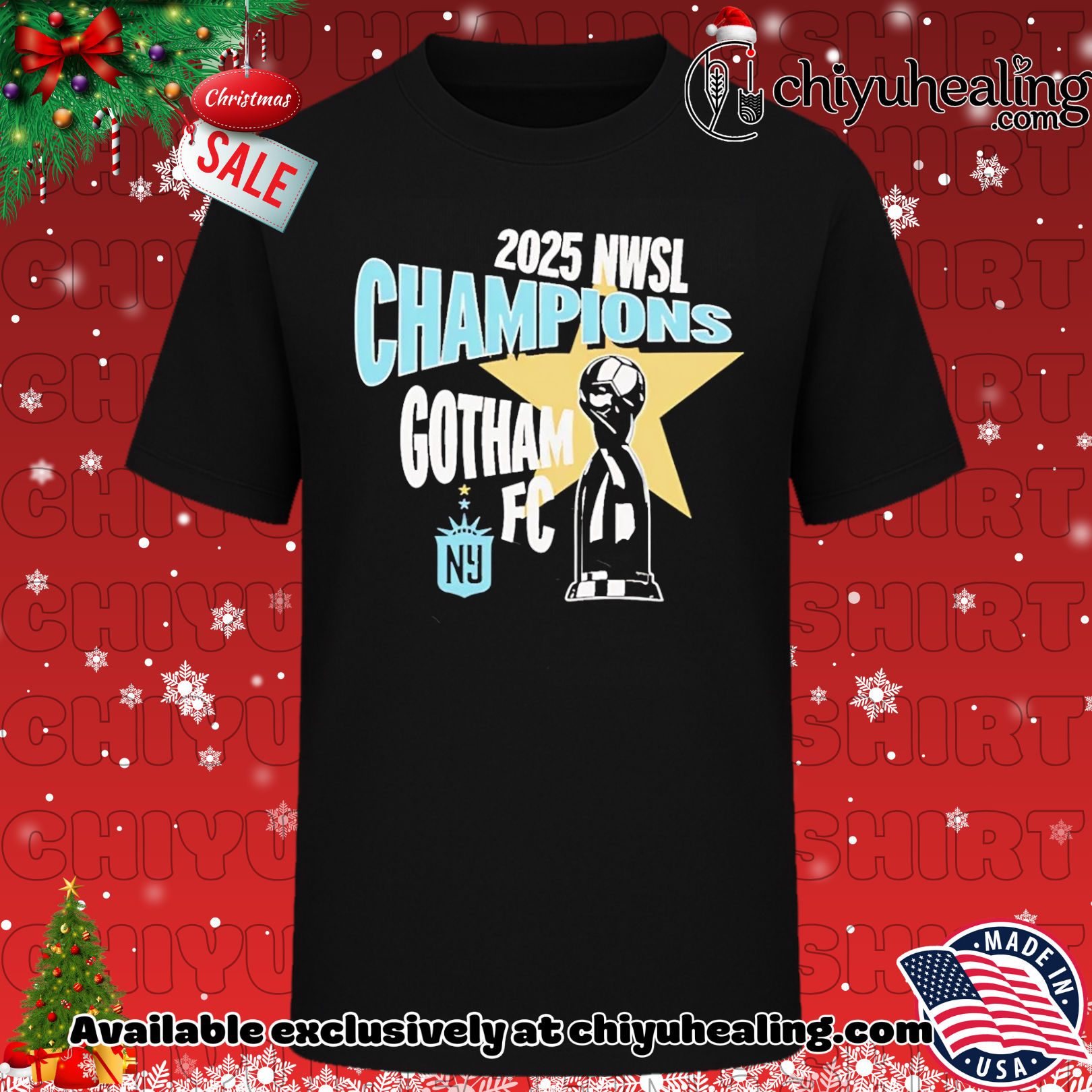 Gotham FC 2025 NWSL Champions Trophy vinatge shirt, Hoodie, Sweatshirt, Poster Canvas, Mug, Ornaments