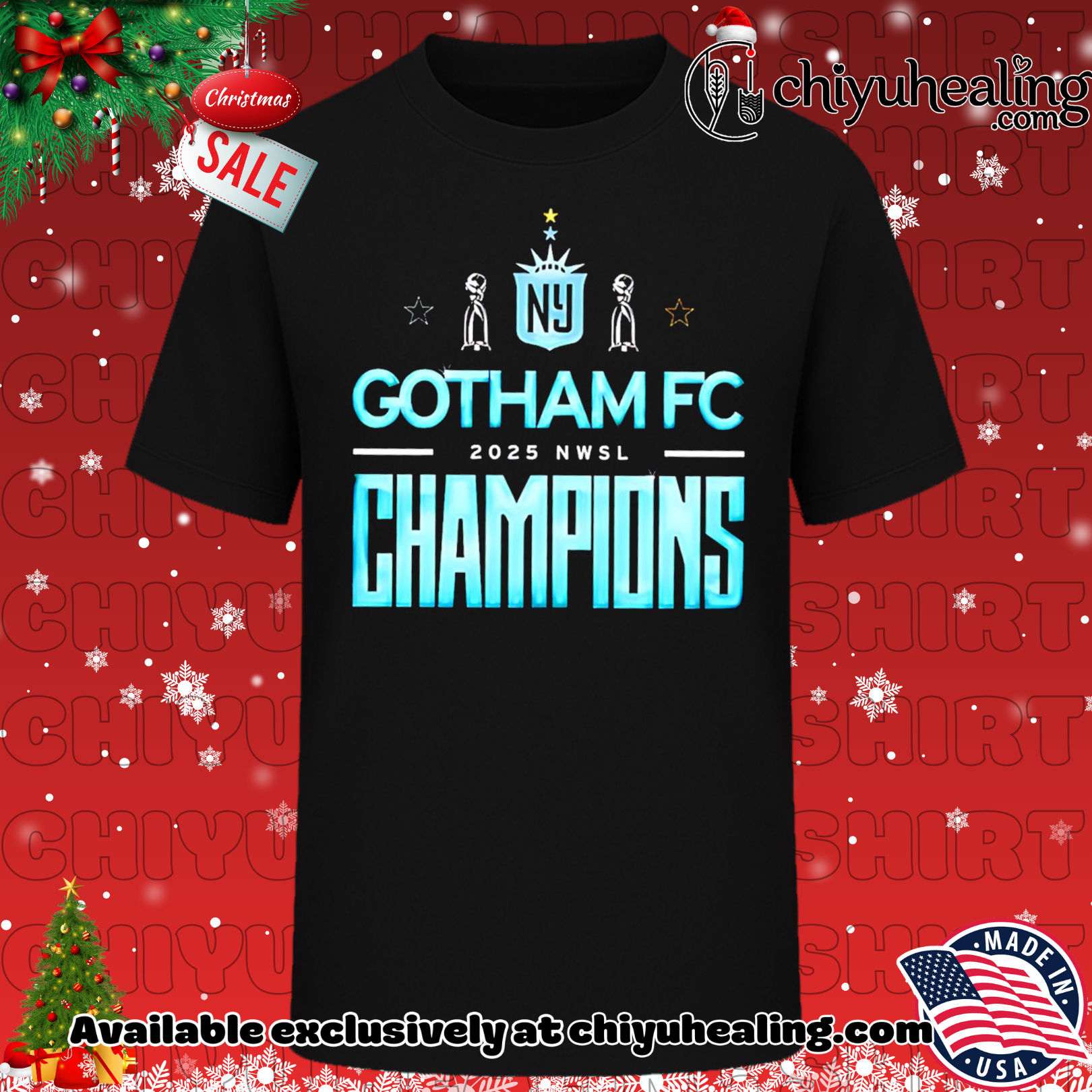 Gotham FC 2025 NWSL Champions shirt, Hoodie, Sweatshirt, Poster Canvas, Mug, Ornaments