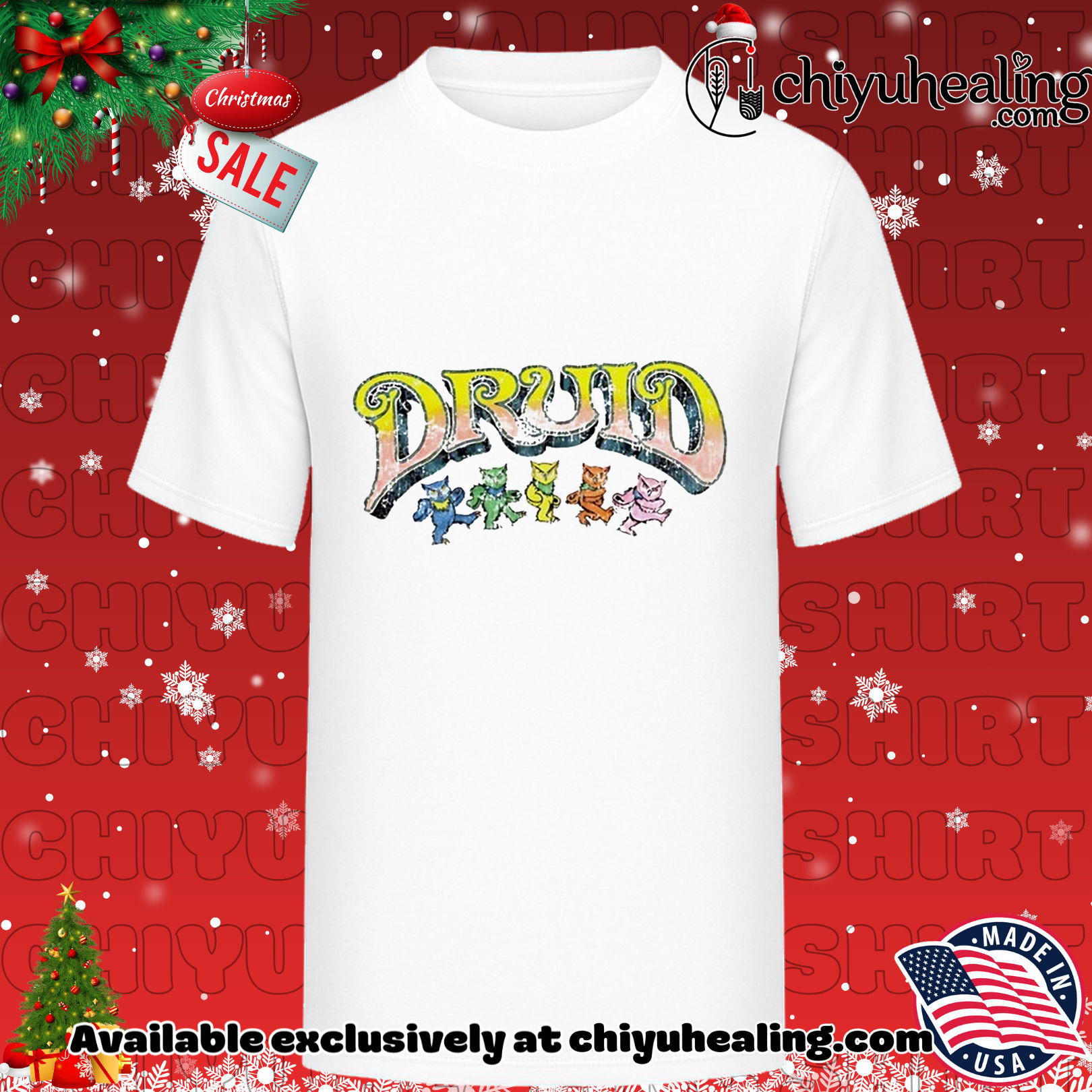 Grateful Druid Dance vintage Christmas ornament, Hoodie, Sweatshirt, Poster Canvas, Mug, Ornaments