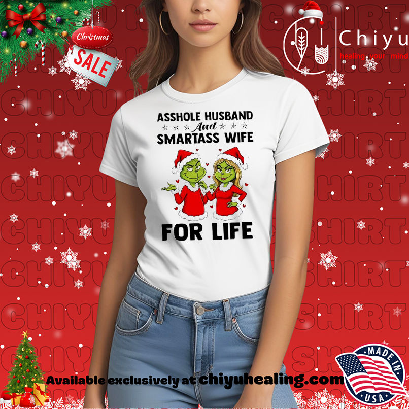 Grinch Christmas Asshole husband and smartass wife for life shirt, Hoodie, Sweatshirt, Poster Canvas, Mug, Ornaments 7 Grinch Christmas Asshole husband and smartass wife for life shirt, Hoodie, Sweatshirt, Poster Canvas, Mug, Ornaments