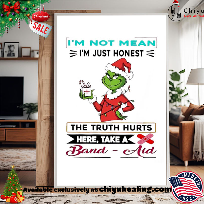 Grinch Christmas I'm not mean I'm just honest shirt, Hoodie, Sweatshirt, Poster Canvas, Mug, Ornaments 15 Grinch Christmas Im not mean Im just honest shirt Hoodie Sweatshirt Tank Top