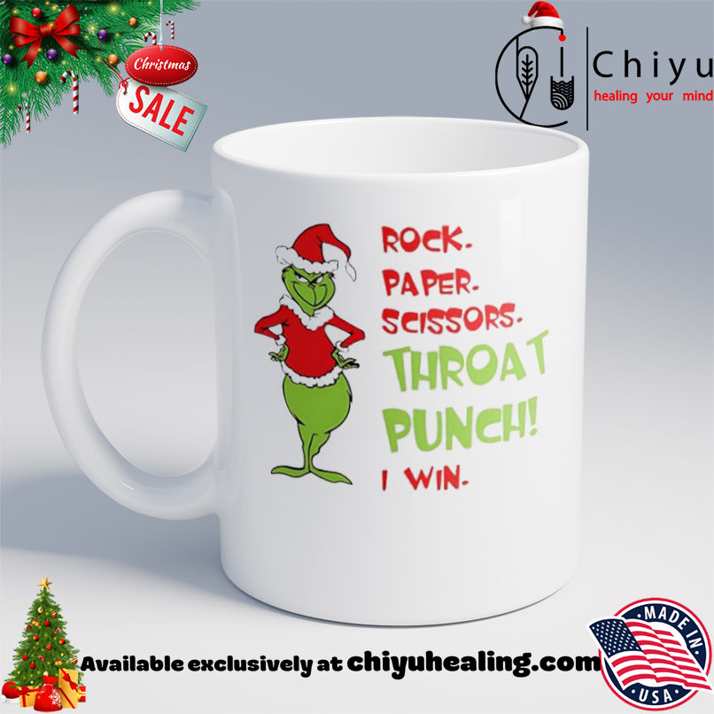 Grinch Christmas Rock paper scissors throat punch I win shirt, Hoodie, Sweatshirt, Poster Canvas, Mug, Ornaments 6 Grinch Christmas Rock paper scissors throat punch I win shirt, Hoodie, Sweatshirt, Poster Canvas, Mug, Ornaments