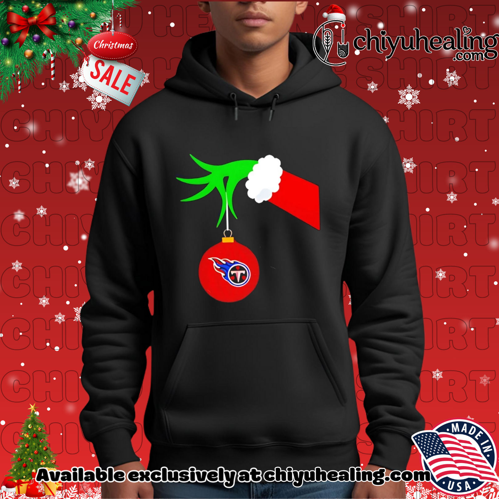 Grinch Hand holding Tennessee Titans Holiday Christmas shirt, Hoodie, Sweatshirt, Poster Canvas, Mug, Ornaments 2 Grinch Hand holding Tennessee Titans Holiday Christmas shirt, Hoodie, Sweatshirt, Poster Canvas, Mug, Ornaments