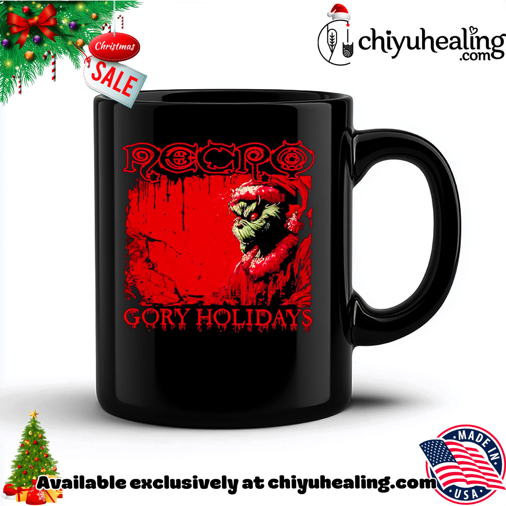 Grinch Necro Gory Holidays Christmas graphic shirt, Hoodie, Sweatshirt, Poster Canvas, Mug, Ornaments 6 Grinch Necro Gory Holidays Christmas graphic shirt, Hoodie, Sweatshirt, Poster Canvas, Mug, Ornaments