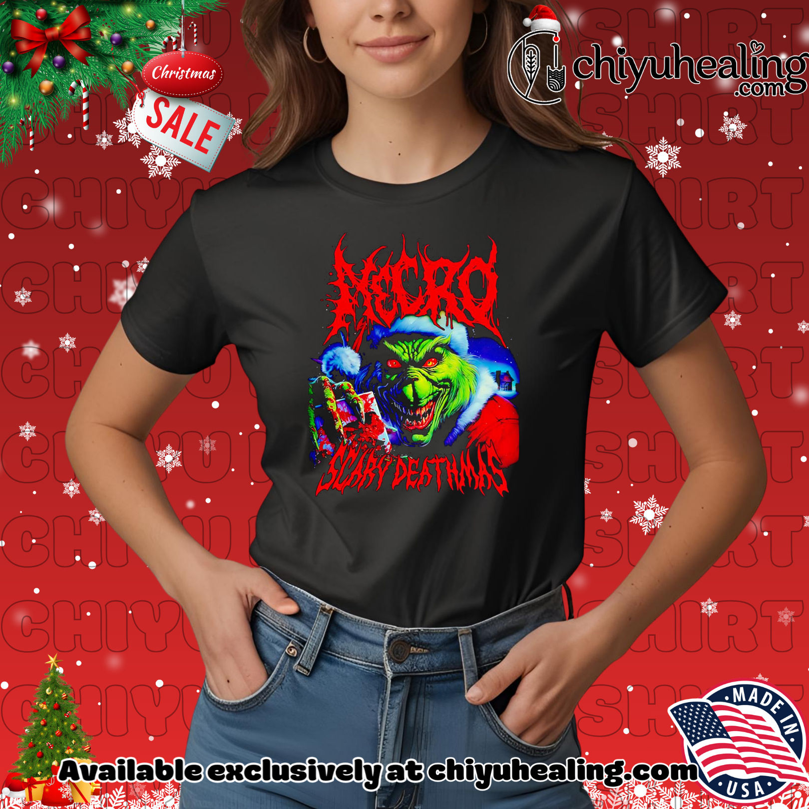 Grinch Necro Scary Deathmas Christmas graphic shirt, Hoodie, Sweatshirt, Poster Canvas, Mug, Ornaments 7 Grinch Necro Scary Deathmas Christmas graphic shirt, Hoodie, Sweatshirt, Poster Canvas, Mug, Ornaments
