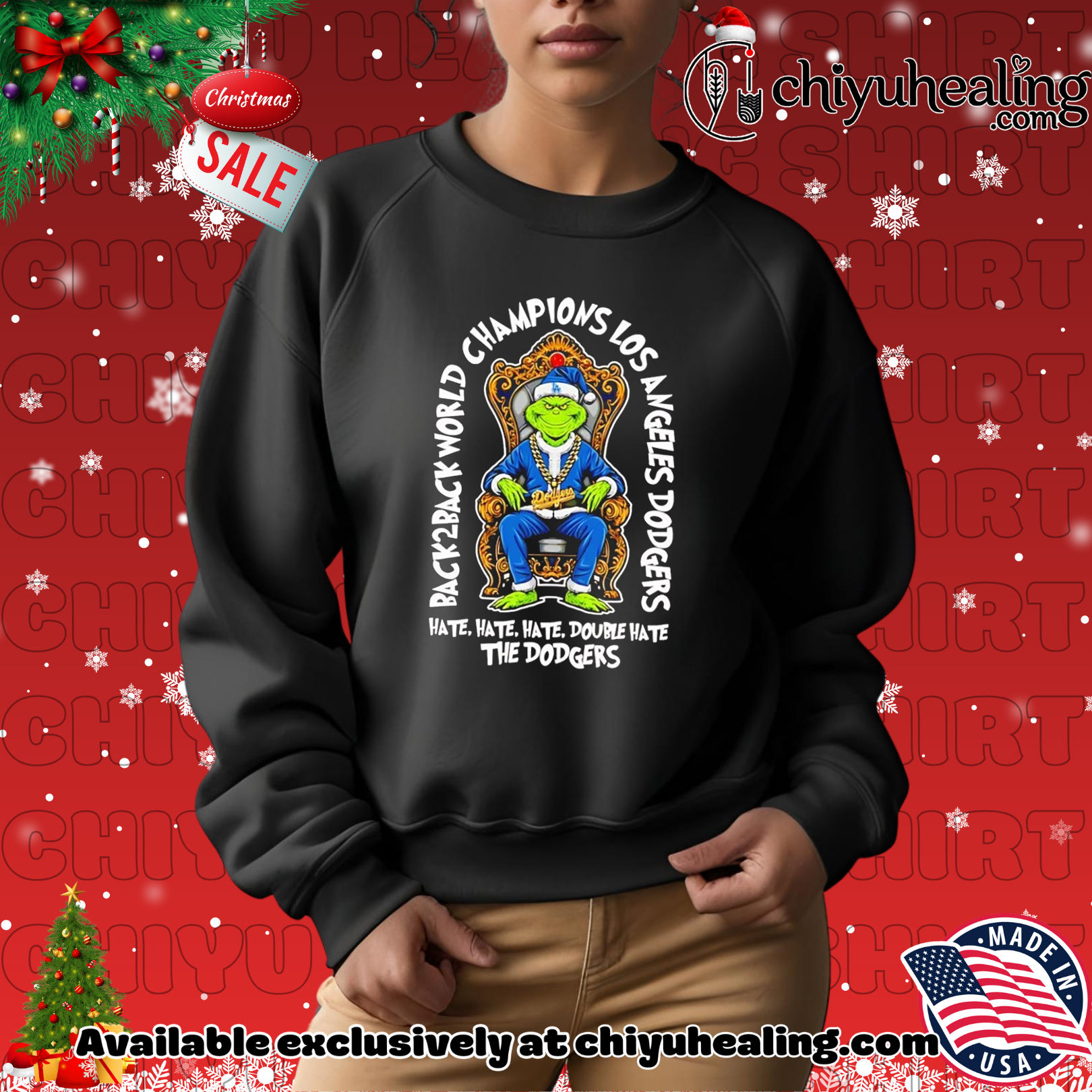Grinch back 2 back WS Champions LA Dodgers 2025 hate hate double hate shirt, Hoodie, Sweatshirt, Poster Canvas, Mug, Ornaments Grinch back 2 back WS Champions LA Dodgers 2025 hate hate double hate shirt, Hoodie, Sweatshirt, Poster Canvas, Mug, Ornaments