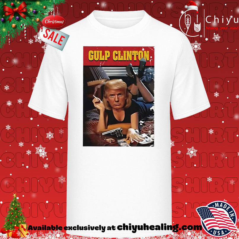 Gulp Clinton Trump and Epstein poster shirt, Hoodie, Sweatshirt, Poster Canvas, Mug, Ornaments